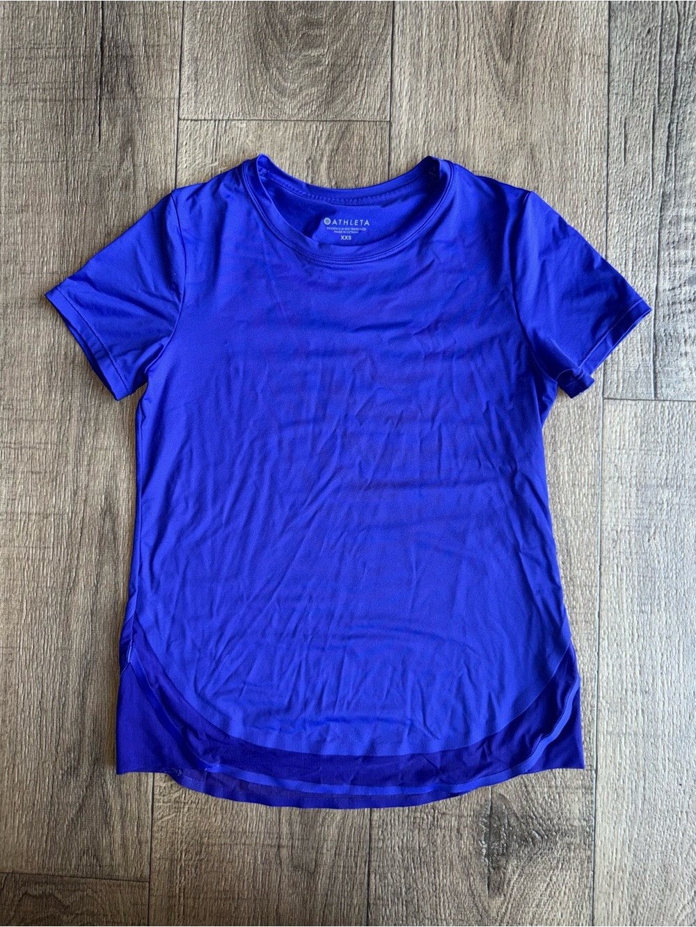 Athleta Short Sleeve Active Tee — Royal Cobalt